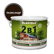 Антисептик Акватекс 2 в 1 биозащитный для дерева палисандр 9 л Антисептик Акватекс 2 в 1 биозащитный для дерева палисандр 9 л