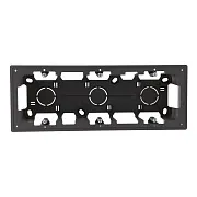 Коробка монтажная Simon 24 Harmonie трехместная накладная графит (2400753-038) Коробка монтажная Simon 24 Harmonie трехместная накладная графит (2400753-038)