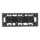 Коробка монтажная Simon 24 Harmonie трехместная накладная графит (2400753-038) Коробка монтажная Simon 24 Harmonie трехместная накладная графит (2400753-038)