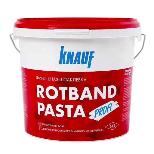 Шпатлевка финишная Knauf Ротбанд паста Профи 5 кг Шпатлевка финишная Knauf Ротбанд паста Профи 5 кг