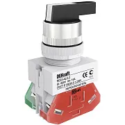 Переключатель кулачковый Dekraft ПЕ-22 220 В 1НО+1НЗ IP54 2P черный (25055DEK)