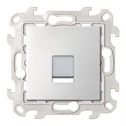 Розетка телефонная Simon 24 Harmonie встраиваемая алюминий RJ11 (2410480-033) Розетка телефонная Simon 24 Harmonie встраиваемая алюминий RJ11 (2410480-033)