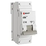 Автоматический выключатель модульный EKF PROxima ВА 47-63N 1P 10А тип C 10 кА 230 В (mcb47100-1-10C-pro)
