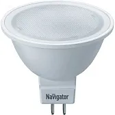 Лампа светодиодная Navigator GU5.3 3000К 7 Вт 525 Лм 230 В софит матовая Лампа светодиодная Navigator GU5.3 3000К 7 Вт 525 Лм 230 В софит матовая