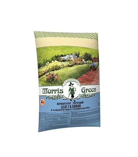 Почвогрунт Morris Green для газонов и ландшафтного строительства 65 л Почвогрунт Morris Green для газонов и ландшафтного строительства 65 л
