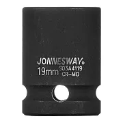 Головка торцевая ударная Jonnesway 1/2 для пневмоинструмента 19 мм (S03A4119) Головка торцевая ударная Jonnesway 1/2 для пневмоинструмента 19 мм (S03A4119)