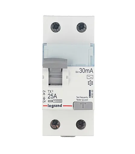УЗО Legrand TX3 25А 1P+N тип AC 30 мА 10 кА (403000) УЗО Legrand TX3 25А 1P+N тип AC 30 мА 10 кА (403000)