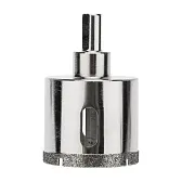 Коронка алмазная Kranz (KR-92-0013) по стеклу/керамике/керамограниту d45 мм