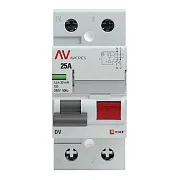 УЗО EKF Averes DV 25А 1P+N тип AC 30 мА 10 кА (rccb-2-25-30-ac-av)
