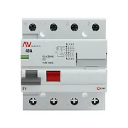 УЗО EKF Averes DV 40А 3P+N тип AC 30 мА 10 кА (rccb-4-40-30-ac-av)