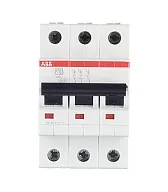 Автоматический выключатель модульный ABB S203 3P 32А тип C 6 кА 400 В (2CDS253001R0324)