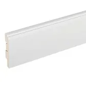 Плинтус МДФ Cosca Décor AP07 белый 80х16х2400 мм под покраску фигурный Плинтус МДФ Cosca Décor AP07 белый 80х16х2400 мм под покраску фигурный