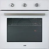 Духовой шкаф газовый встраиваемый Lauf DG-611WH 600 мм белый