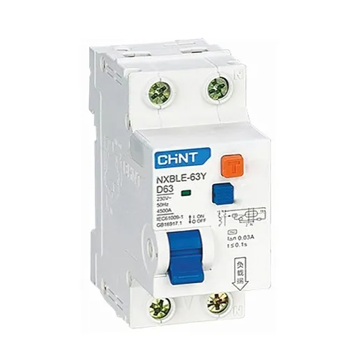 Автомат дифференциальный Chint NXBLE-63Y 16А 1P+N тип AC 30 мА 4,5 кА компактный (105542) Автомат дифференциальный Chint NXBLE-63Y 16А 1P+N тип AC 30 мА 4,5 кА компактный (105542)