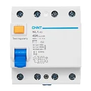 УЗО Chint NL1-63 40А 3P+N тип AC 30 мА 6 кА (200224) УЗО Chint NL1-63 40А 3P+N тип AC 30 мА 6 кА (200224)