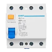 УЗО Chint NL1-63 40А 3P+N тип AC 30 мА 6 кА (200224) УЗО Chint NL1-63 40А 3P+N тип AC 30 мА 6 кА (200224)