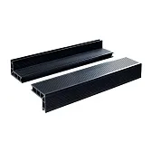 Уголок Grinderdeco 25х105х3000 мм ДПК асфальт