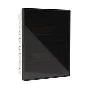 Щит распределительный встраиваемый DKC Frame ЩРВ-П пластиковый IP40 399х312х100 мм 24 модуля черная дверь (F24B1BDDIY)