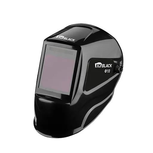 Маска сварщика КМ Black Ф-10 4-13 DIN хамелеон 100х96 мм Маска сварщика КМ Black Ф-10 4-13 DIN хамелеон 100х96 мм