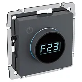 Терморегулятор IEK Brite ТС10-1-БрМ для теплого пола встраиваемый маренго электронный с индикацией (BR-RT11-K35) Терморегулятор IEK Brite ТС10-1-БрМ для теплого пола встраиваемый маренго электронный с индикацией (BR-RT11-K35)
