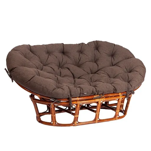 Диван садовый из ротанга TetСhair Mamasan коньячный/коричневый 1690х1020х800 мм с подушкой (24254) Диван садовый из ротанга TetСhair Mamasan коньячный/коричневый 1690х1020х800 мм с подушкой (24254)