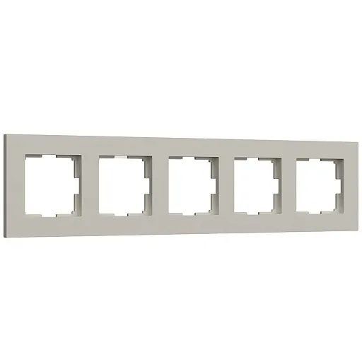 Рамка Werkel Slab пятиместная дымчатая софт (a071630) Рамка Werkel Slab пятиместная дымчатая софт (a071630)