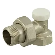 Клапан запорный угловой СТМ 3/4 ВР(г) х 3/4 НР(ш) для радиатора (CARAVL34)
