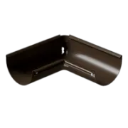 Docke STAL PREMIUM Угол внутренний 90° D125 (Каштан 8017)