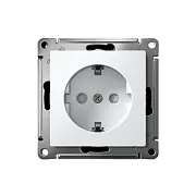 Розетка Systeme Electric AtlasDesign встраиваемая белая с заземлением со шторками (ATN000145S) Розетка Systeme Electric AtlasDesign встраиваемая белая с заземлением со шторками (ATN000145S)
