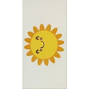 Плитка декор Нефрит Kids Sky белая 400x1000x8 мм (5 шт. в комплекте)