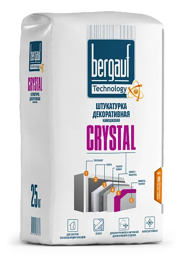 Штукатурка Bergauf Crystal декоративная  25 кг