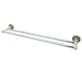 Полотенцедержатель WasserKraft Diemel K-2200 670 мм двойной на шуруп металл хром (K-2240)