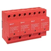Ограничитель напряжения модульный EKF T1 275 В 25 кА 4P (spd-t1-4p)