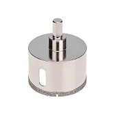 Коронка алмазная Kranz (KR-92-0015) по стеклу/керамике/керамограниту d55 мм