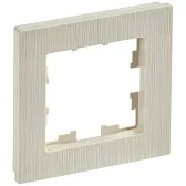 Рамка IEK Brite одноместная бежевая (BR-M12-51-K10) Рамка IEK Brite одноместная бежевая (BR-M12-51-K10)