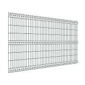 Секция заборная 3D Medium 1530х2500 мм d4 мм ячейка 55х200 мм зеленая RAL 6005 Grand Line Секция заборная 3D Medium 1530х2500 мм d4 мм ячейка 55х200 мм зеленая RAL 6005 Grand Line