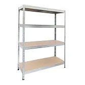 Стеллаж металлический серый AR Shelving Rivet Stabil 1800x1200x450 мм 4 полки Стеллаж металлический серый AR Shelving Rivet Stabil 1800x1200x450 мм 4 полки
