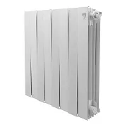 Радиатор биметаллический Royal Thermo Piano Forte 500 мм 8 секций 1" боковое подключение белый Радиатор биметаллический Royal Thermo Piano Forte 500 мм 8 секций 1" боковое подключение белый