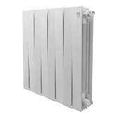 Радиатор биметаллический Royal Thermo Piano Forte 500 мм 8 секций 1" боковое подключение белый