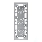 Коробка монтажная Simon 24 Harmonie трехместная накладная алюминий (2400753-033) Коробка монтажная Simon 24 Harmonie трехместная накладная алюминий (2400753-033)