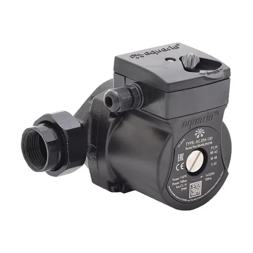 Циркуляционный насос для систем отопления Aquario AC 254-130 DN25 подъем 4 м 130 мм с гайками (5254) Циркуляционный насос для систем отопления Aquario AC 254-130 DN25 подъем 4 м 130 мм с гайками (5254)