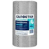 Салфетка микрофибра 30х25 см Professional в рулоне (40 шт.) Салфетка микрофибра 30х25 см Professional в рулоне (40 шт.)