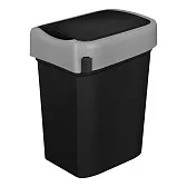 Контейнер для мусора Econova Smart Bin с крышкой 25 л полипропилен черный Контейнер для мусора Econova Smart Bin с крышкой 25 л полипропилен черный
