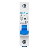 Автоматический выключатель модульный Chint NB1-63H 1P 16А тип C 10 кА 230 В (179784) Автоматический выключатель модульный Chint NB1-63H 1P 16А тип C 10 кА 230 В (179784)