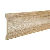 Плинтус экополимер Grace PS Wood 80х11х2000 мм дуб льняной (ТП10036780)