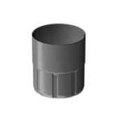 Docke STAL PREMIUM Муфта соединительная D90 (Графит 7024)