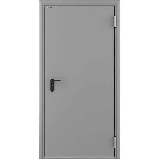 Дверь противопожарная DoorHan ДП-EI-60 глухая правая серый RAL 7035 880х2050 мм Дверь противопожарная DoorHan ДП-EI-60 глухая правая серый RAL 7035 880х2050 мм