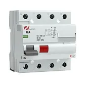УЗО EKF Averes DV 40А 3P+N тип AC 100 мА 10 кА (rccb-4-40-100-s-av)
