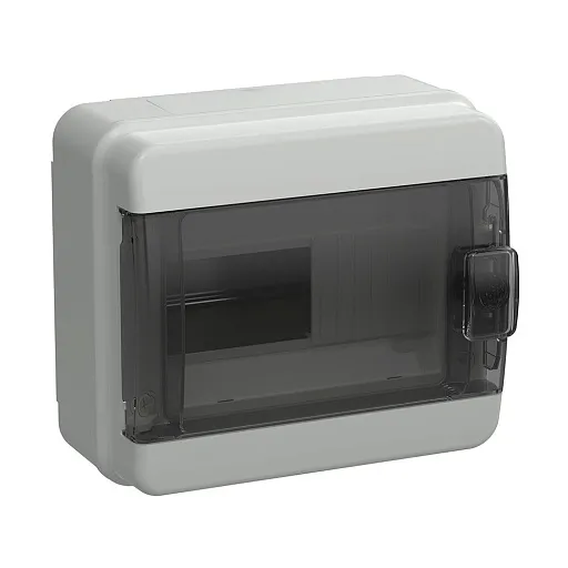 Щит распределительный навесной IEK Tekfor КМПн-8 пластиковый IP65 178х204х114 мм 8 модулей прозрачная дверь (TF5-KP72-N-08-65-K03-K02)