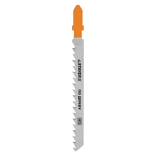 Пилки для лобзика Stayer T101D по дереву L75 мм прямой рез (2 шт.) (15990-4_z02)